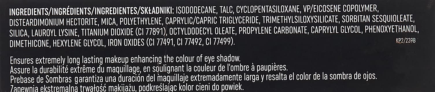 Authentic imported crease proof eyelid primer formula in convenient travel friendly tube packaging