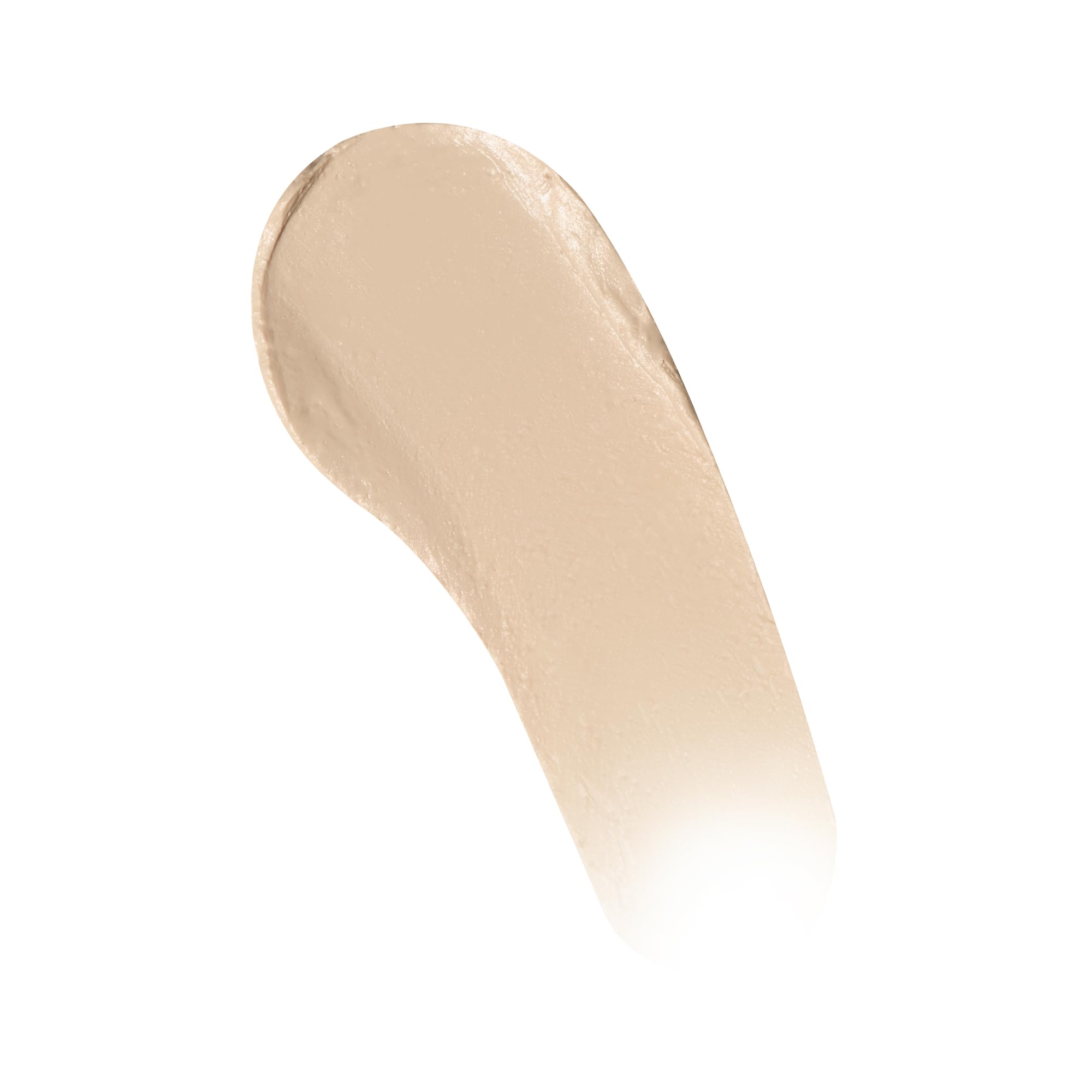 Makeup Revolution crease free eye primer tube with doe foot applicator showing creamy texture
