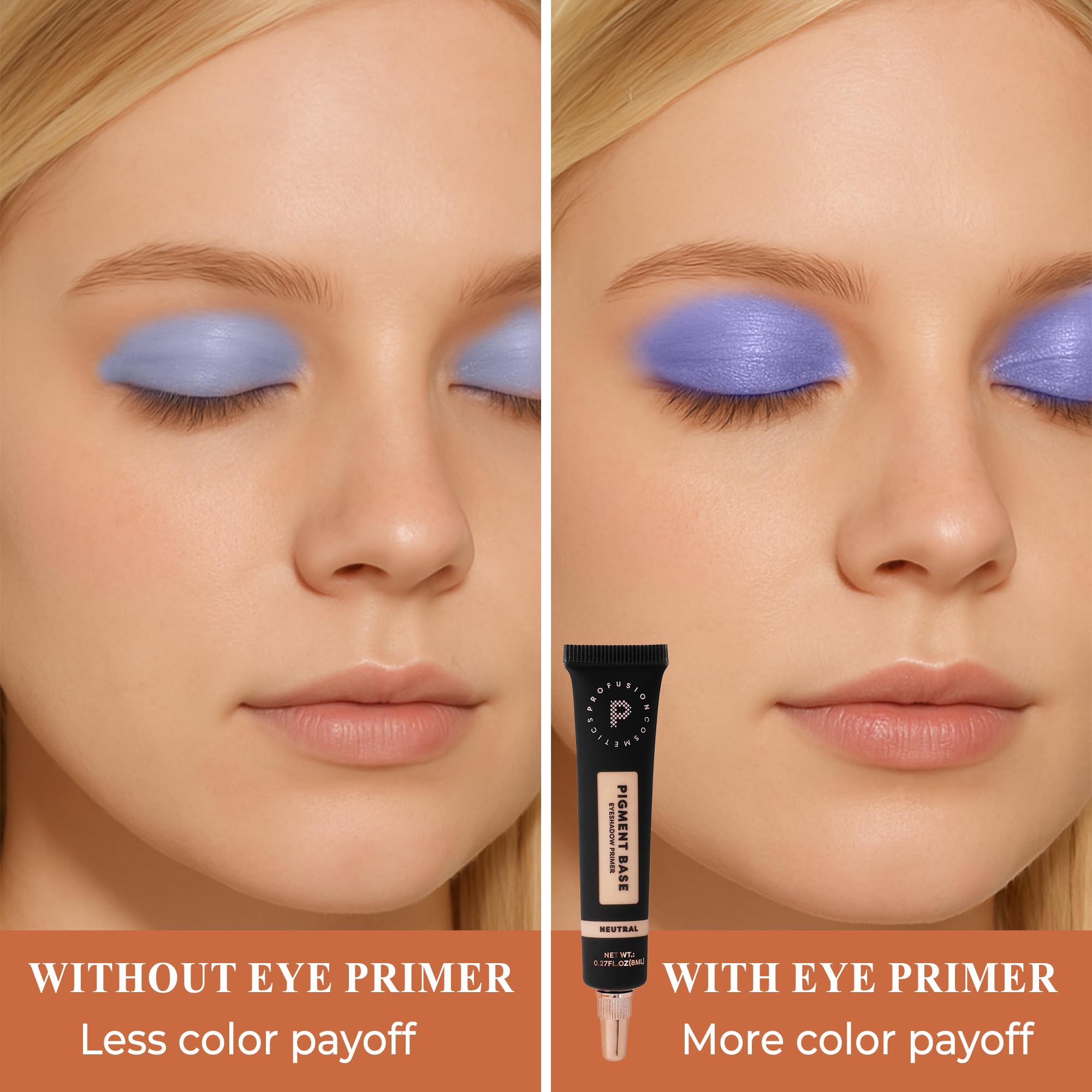 Profusion Cosmetics matte eyeshadow primer tube showing packaging details