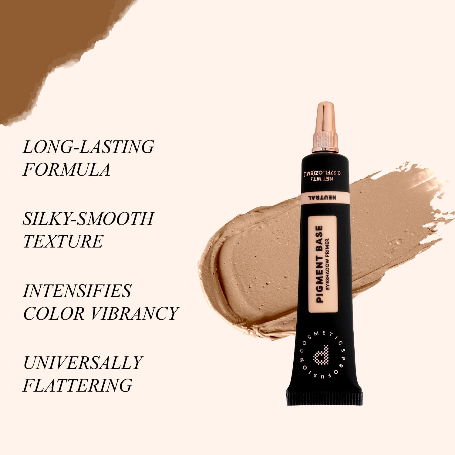 Profusion Cosmetics Pigment Base tube displaying product information