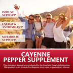 Two bottles of ONAISE cayenne supplement in a 2 pack bundle.