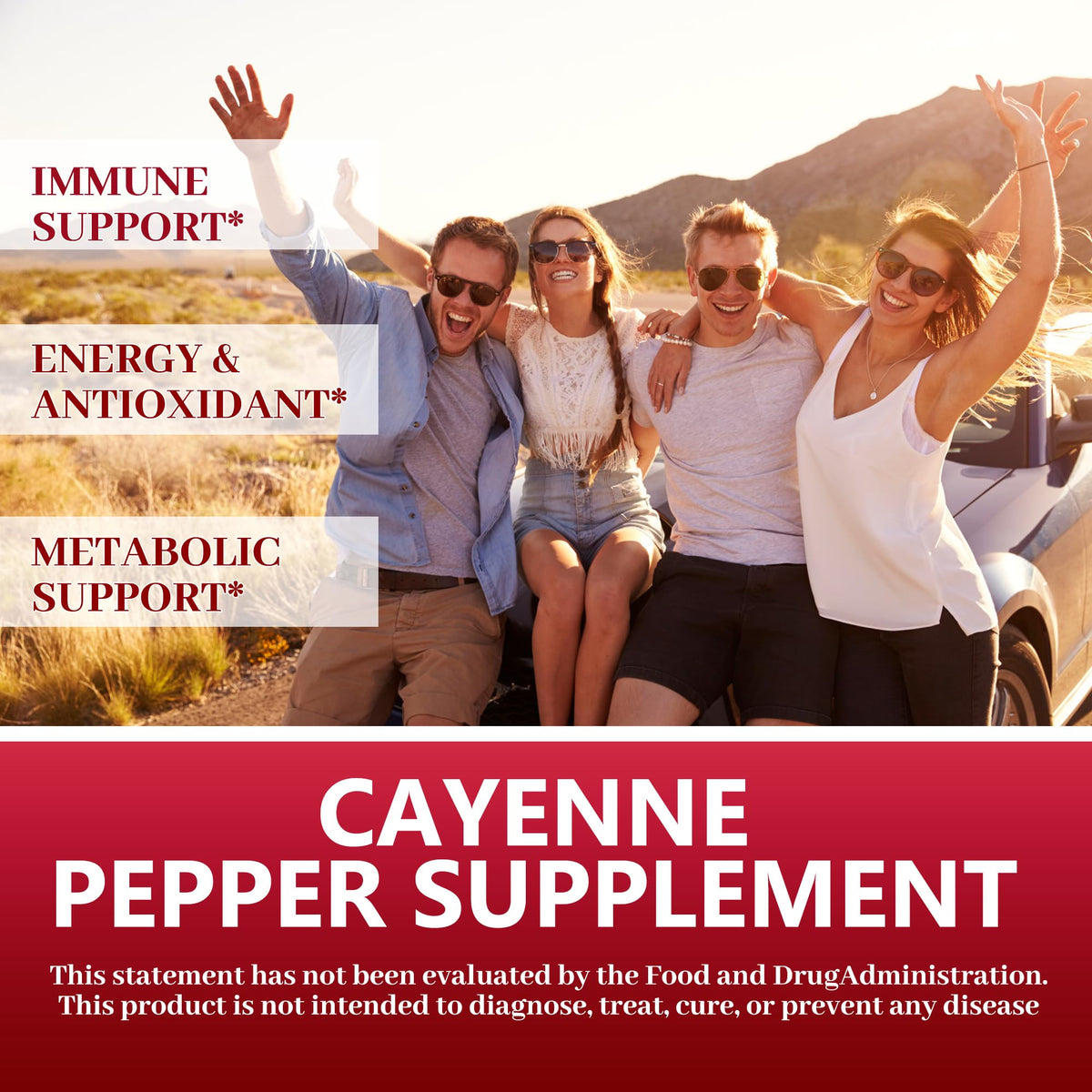 Two bottles of ONAISE cayenne supplement in a 2 pack bundle.