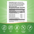 Nature's Way Leg Veins premium blend capsules highlighting the gluten free and vegetarian friendly labels.