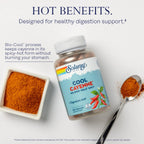 Solaray Bio Cool digestive support capsule showing cayenne powder mixture