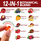 Cacukn Cayenne Pepper supplement pouch showing ingredient list and 240 softgels details