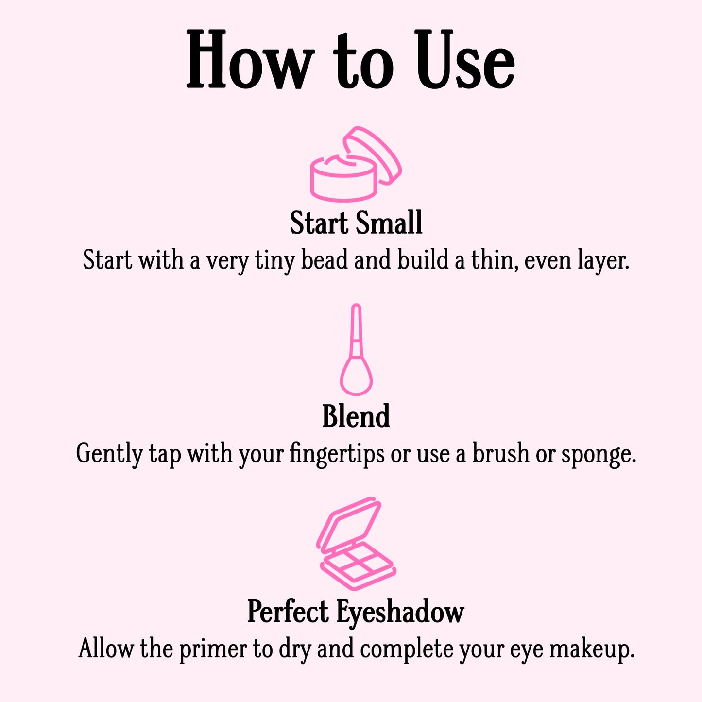 Vegan and cruelty free eyeshadow base in Fair shade for under eye brightening