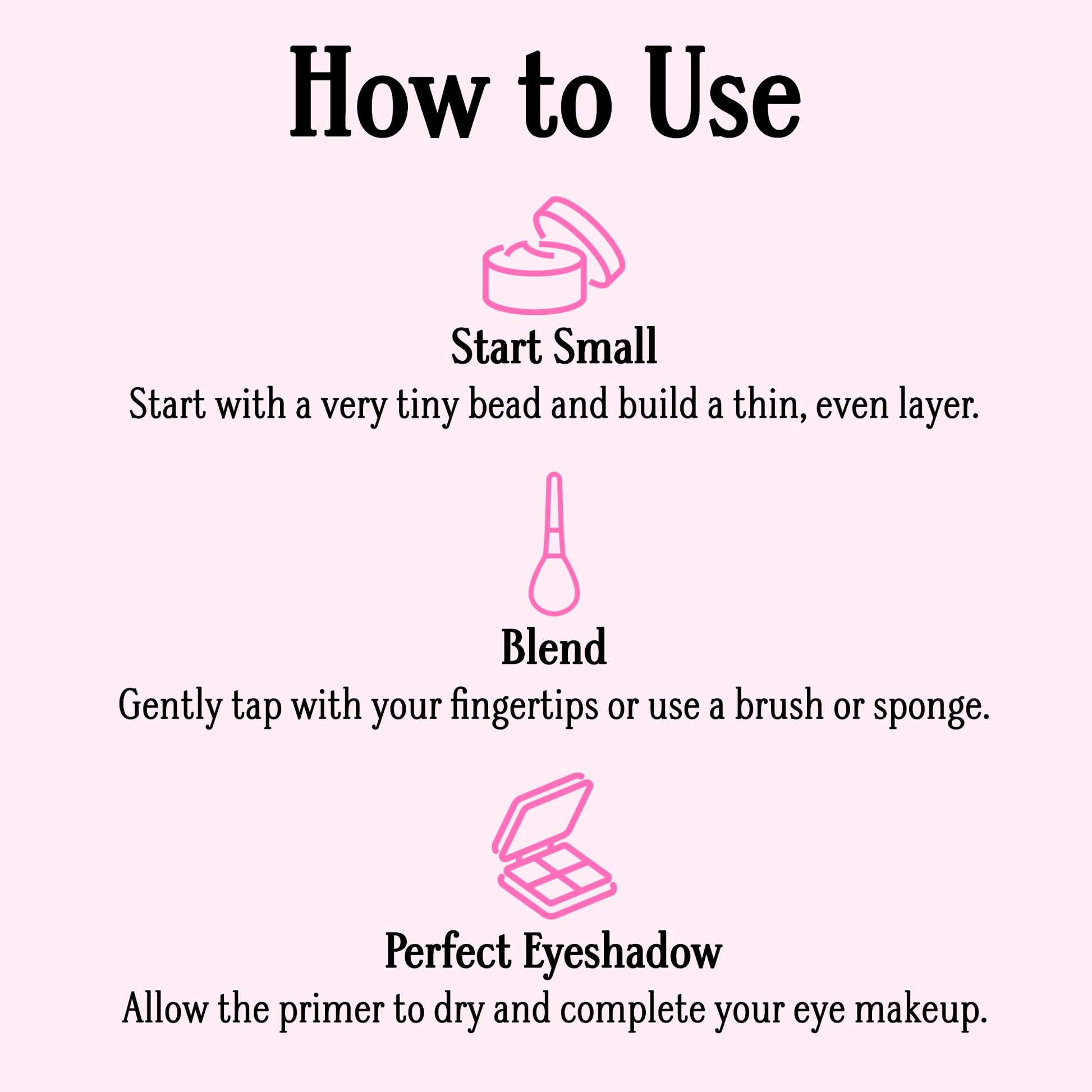 Vegan and cruelty free eyeshadow base in Fair shade for under eye brightening