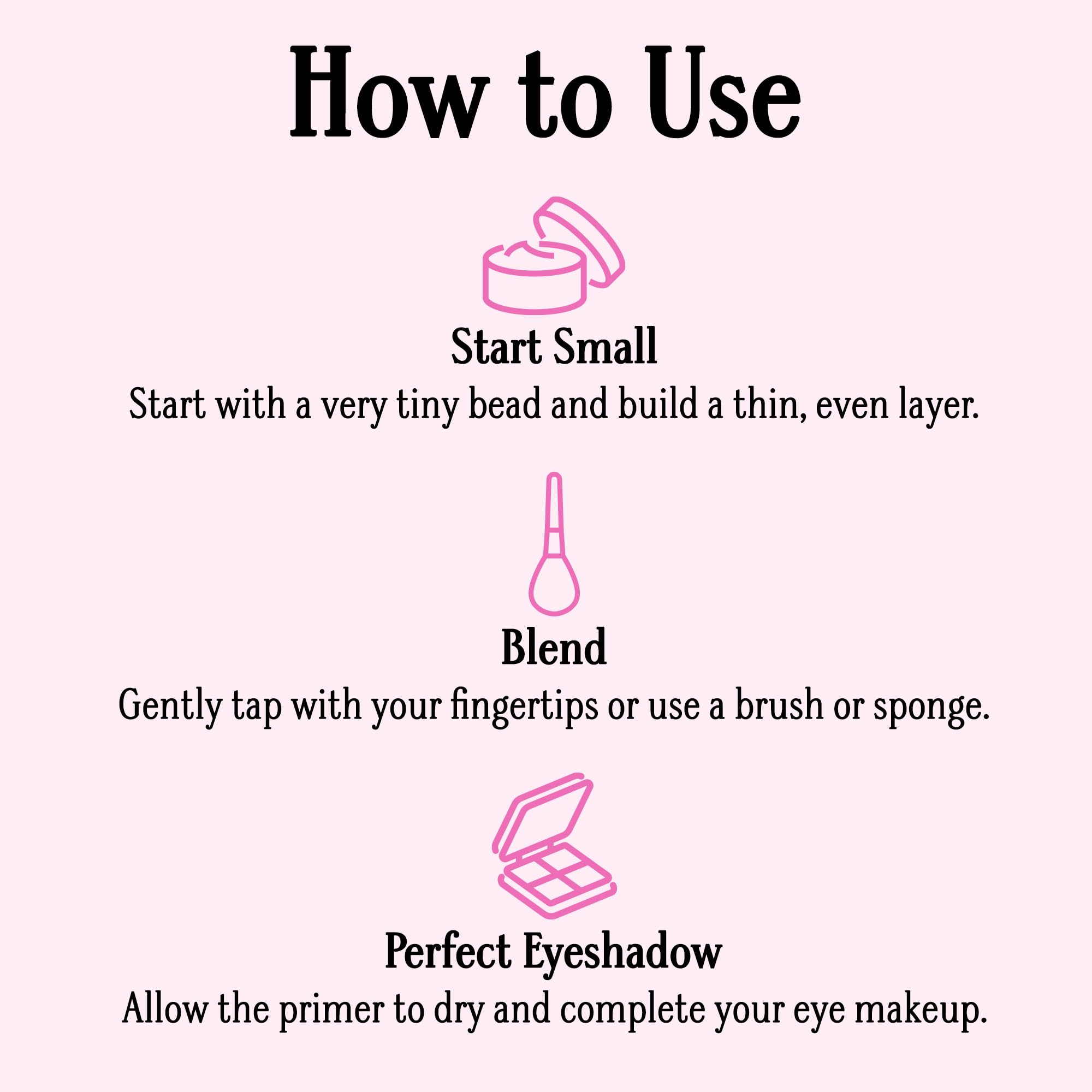 Vegan and cruelty free eyeshadow base in Fair shade for under eye brightening