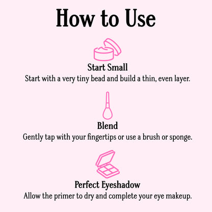 Vegan and cruelty free eyeshadow base in Fair shade for under eye brightening