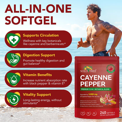 FANSHI cardiovascular defense herbal complex softgels container for daily energy