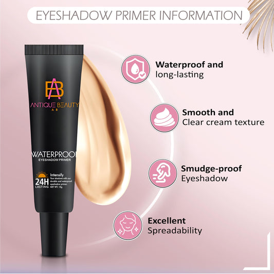 Antique Beauty eye primer base cream texture on wrist