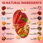 CNCHEF cayenne pepper capsules with vitamin D3 K2 and CoQ10 wellness benefits