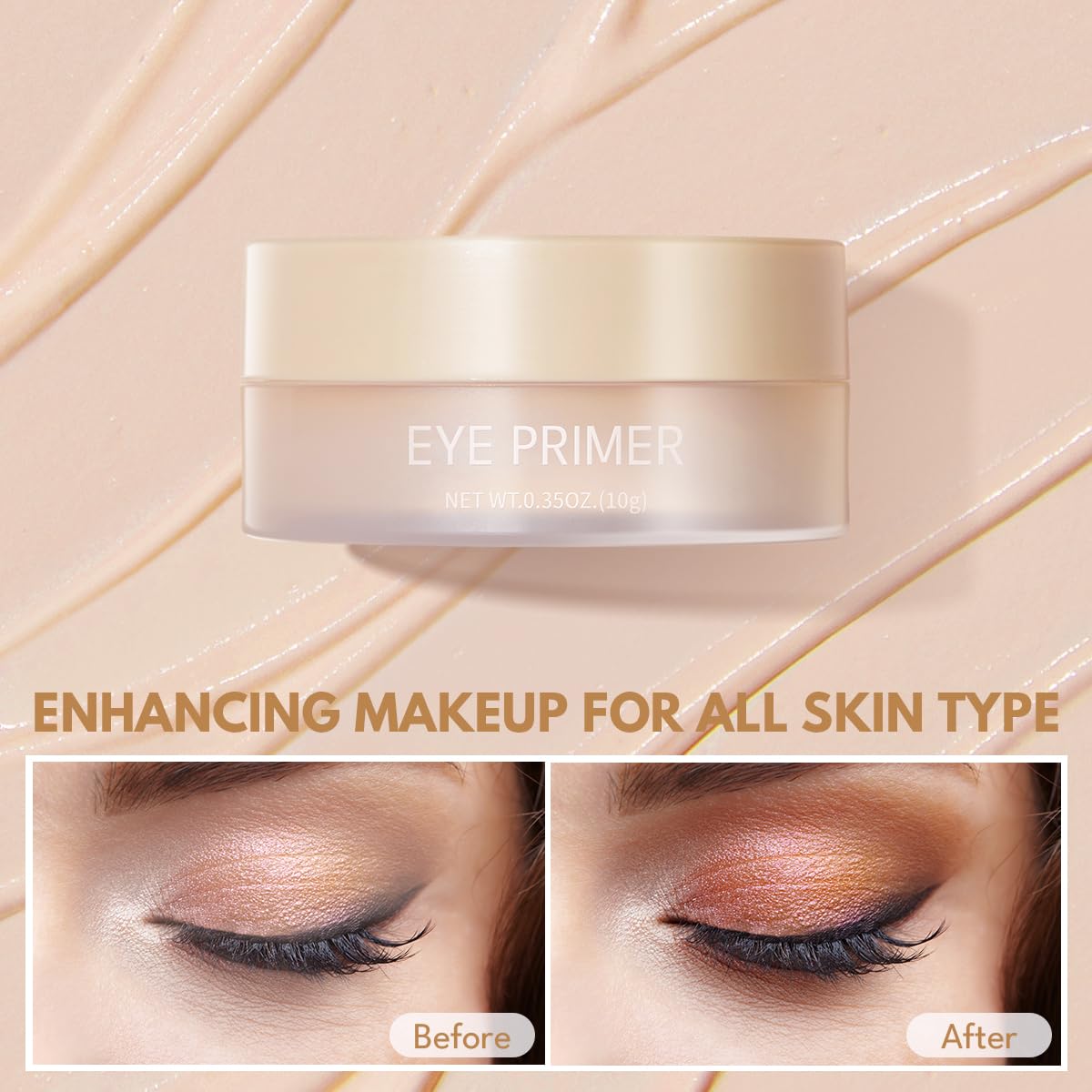 AVIERLL long lasting eye base packaging highlighting the 0.35 ounce size
