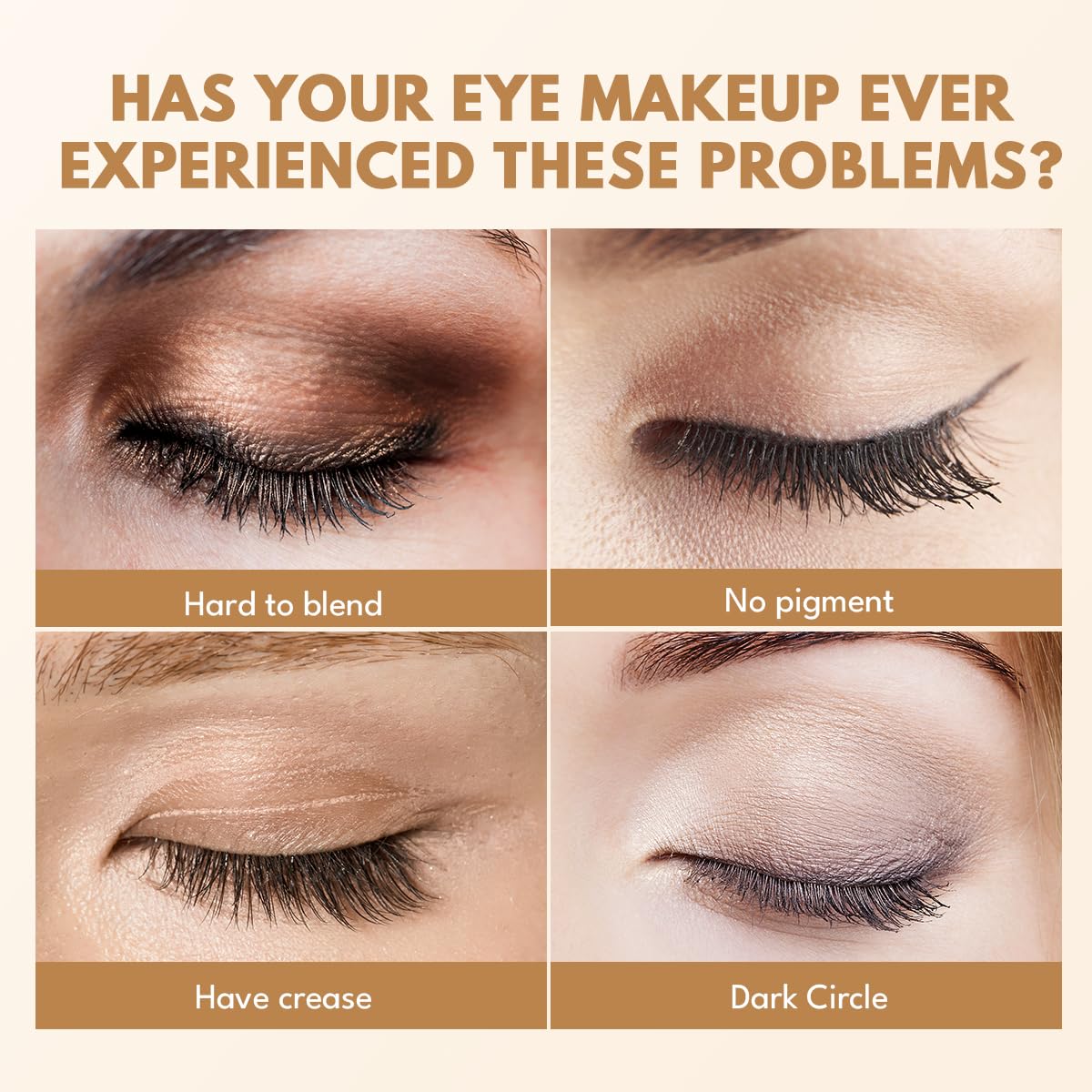 Eyeshadow concealer primer cream applied on eyelid for vibrant color payoff