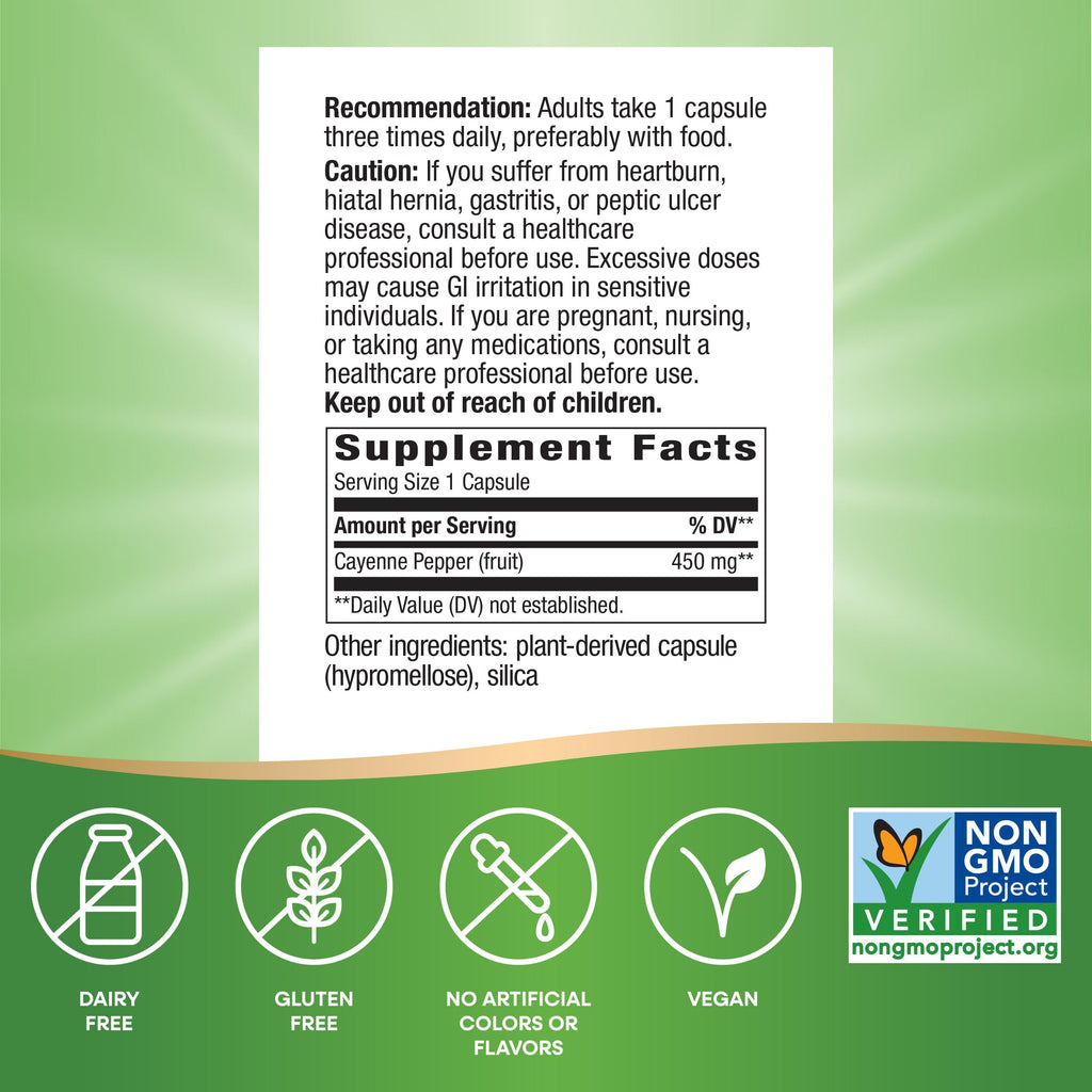 Close up of the imported plant based capsules containing pure warming herb powder inside the bottle