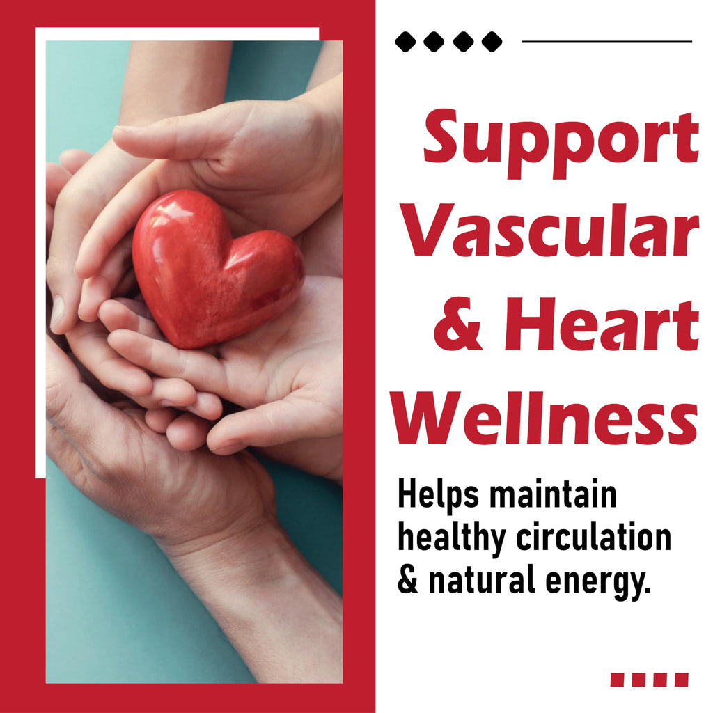 Side view of AuriLabs heart wellness and blood vessel circulation support supplement bottle