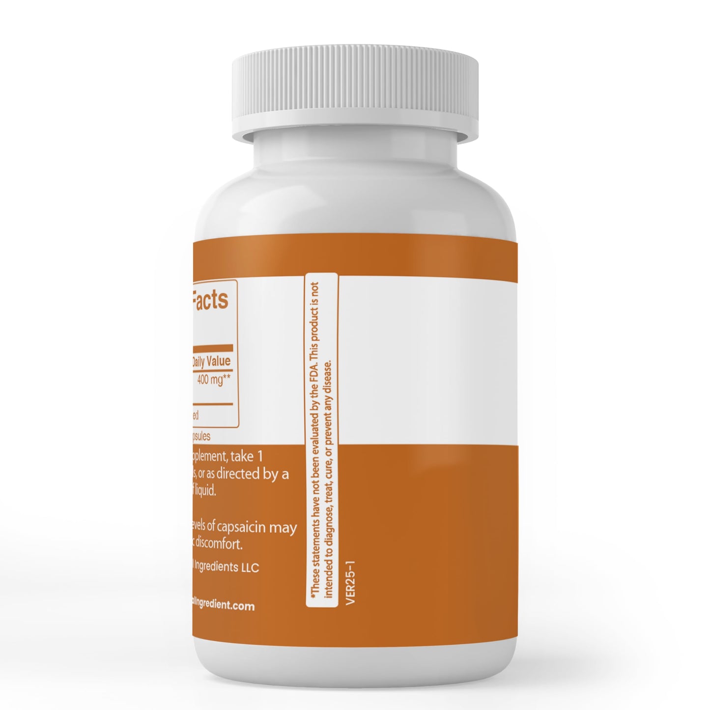 Pure Original Ingredients Cayenne Pepper metabolism booster capsule size