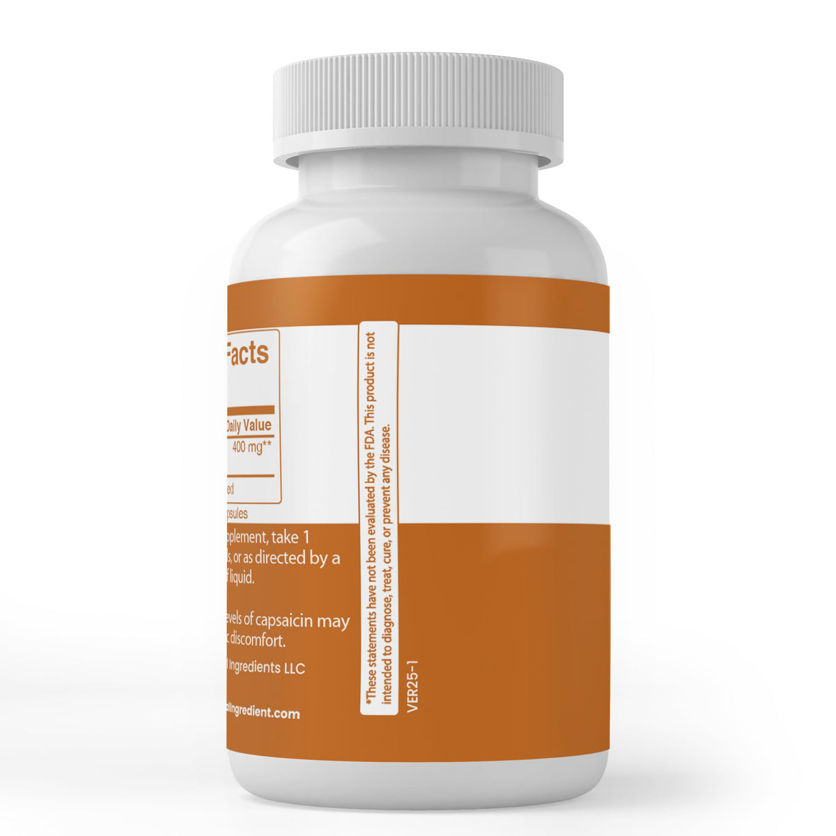 Pure Original Ingredients Cayenne Pepper metabolism booster capsule size