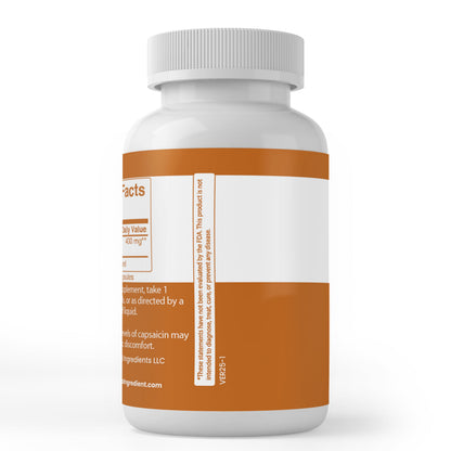 Pure Original Ingredients Cayenne Pepper metabolism booster capsule size