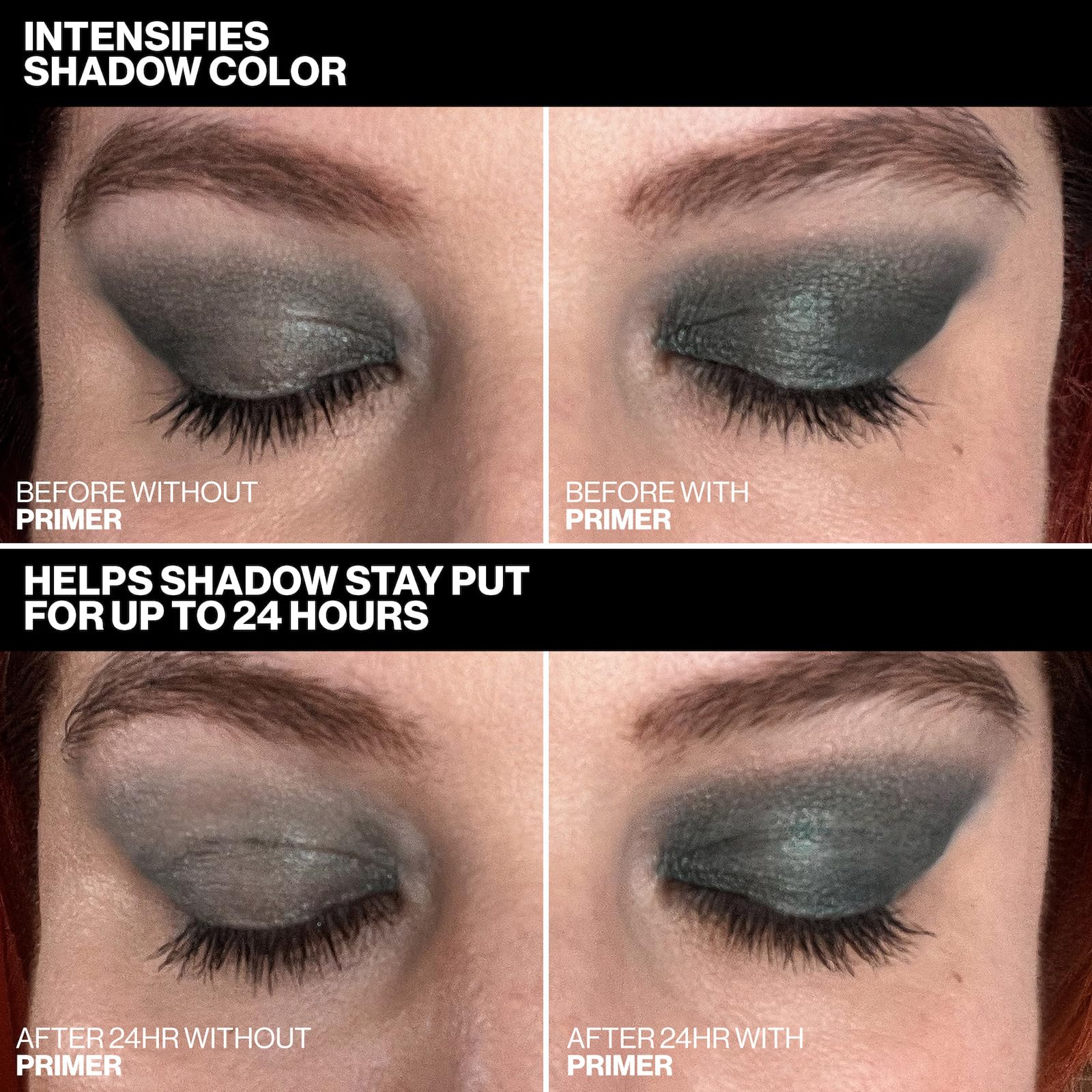 Smashbox nourishing eye shadow primer tube with clear formula texture overview