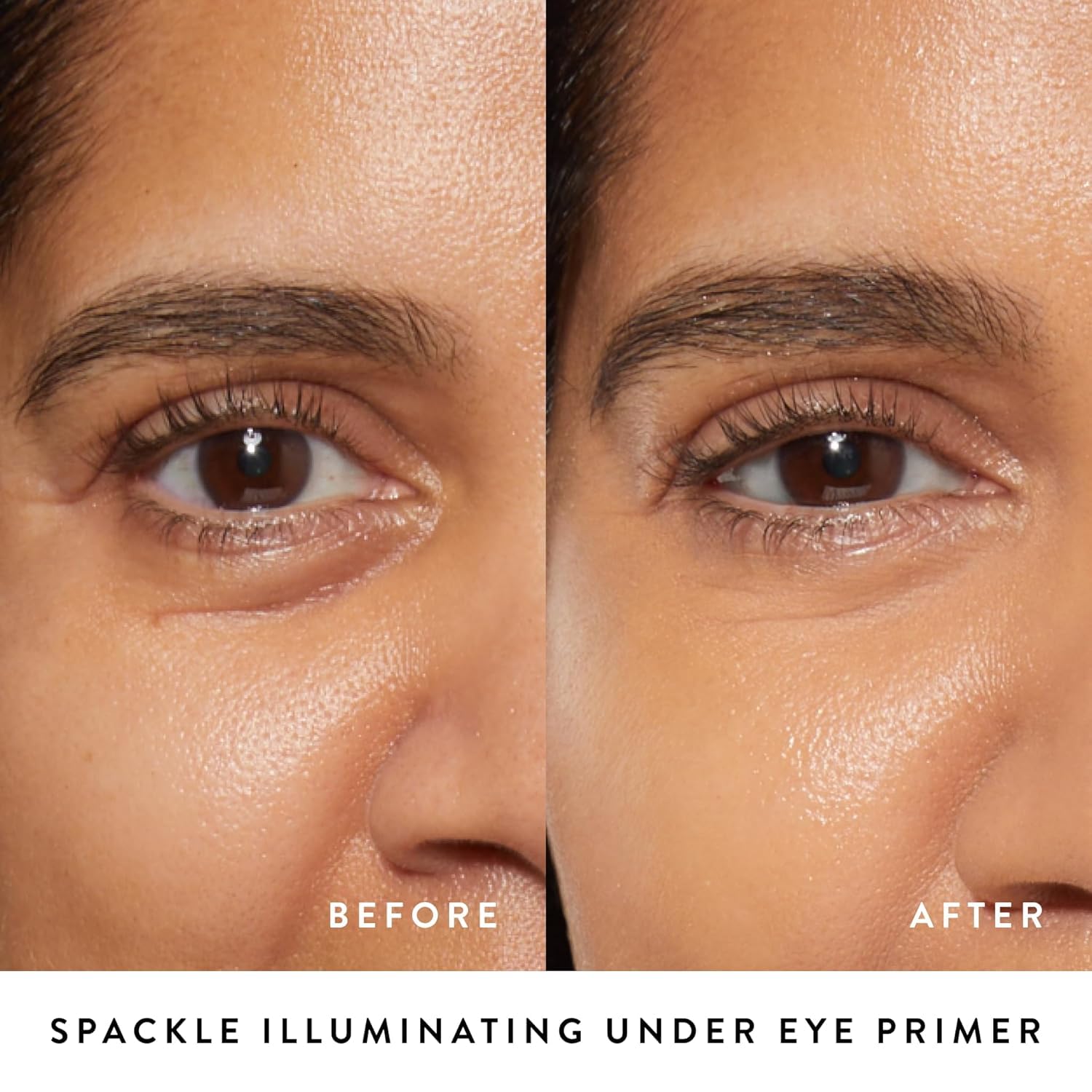 Laura Geller brightening base product layout with box packaging