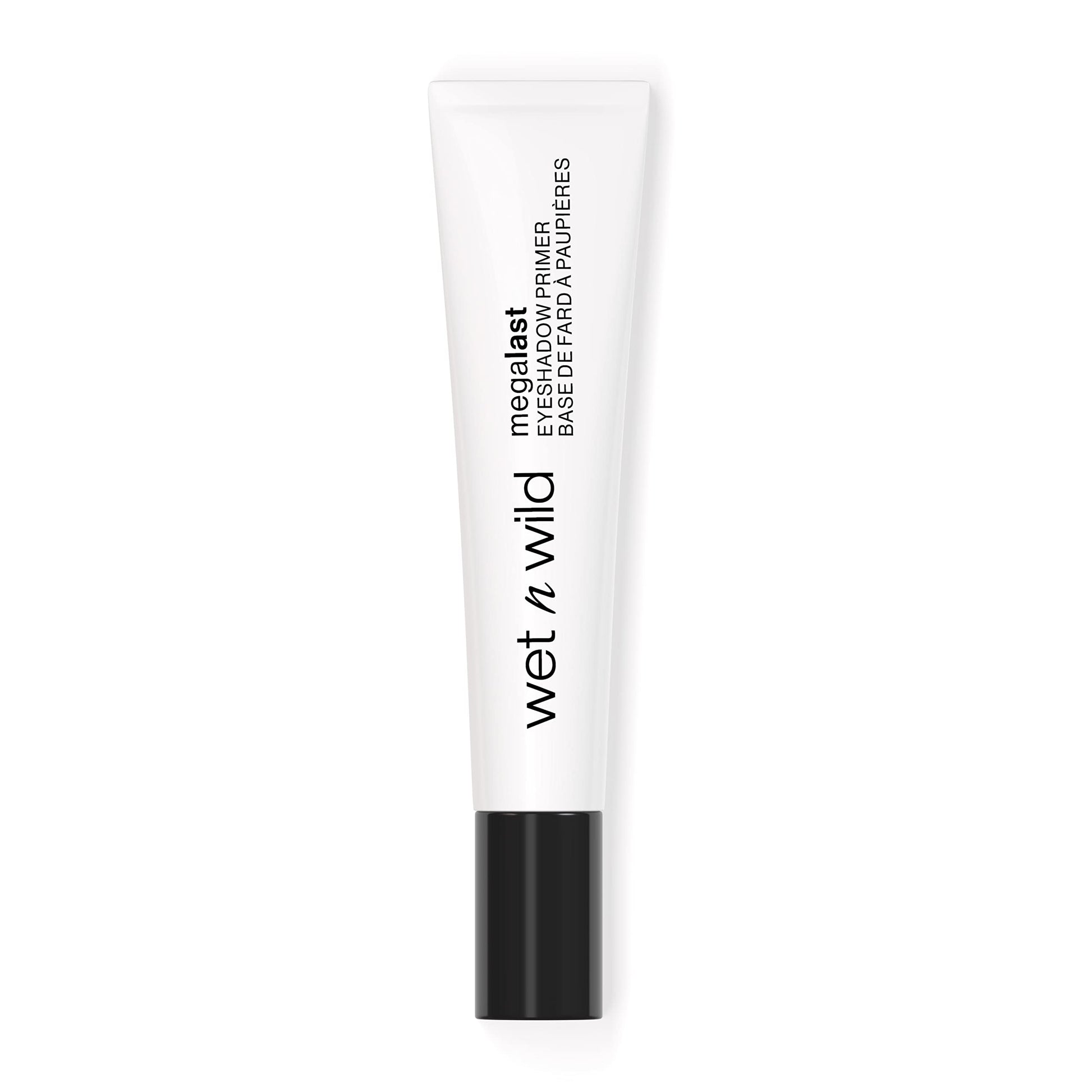 Lightweight eyeshadow primer cream swatch showing smooth texture