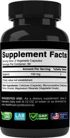 Vitabod Apigenin dietary supplement bottle showing ingredient details and USA manufacturing certification