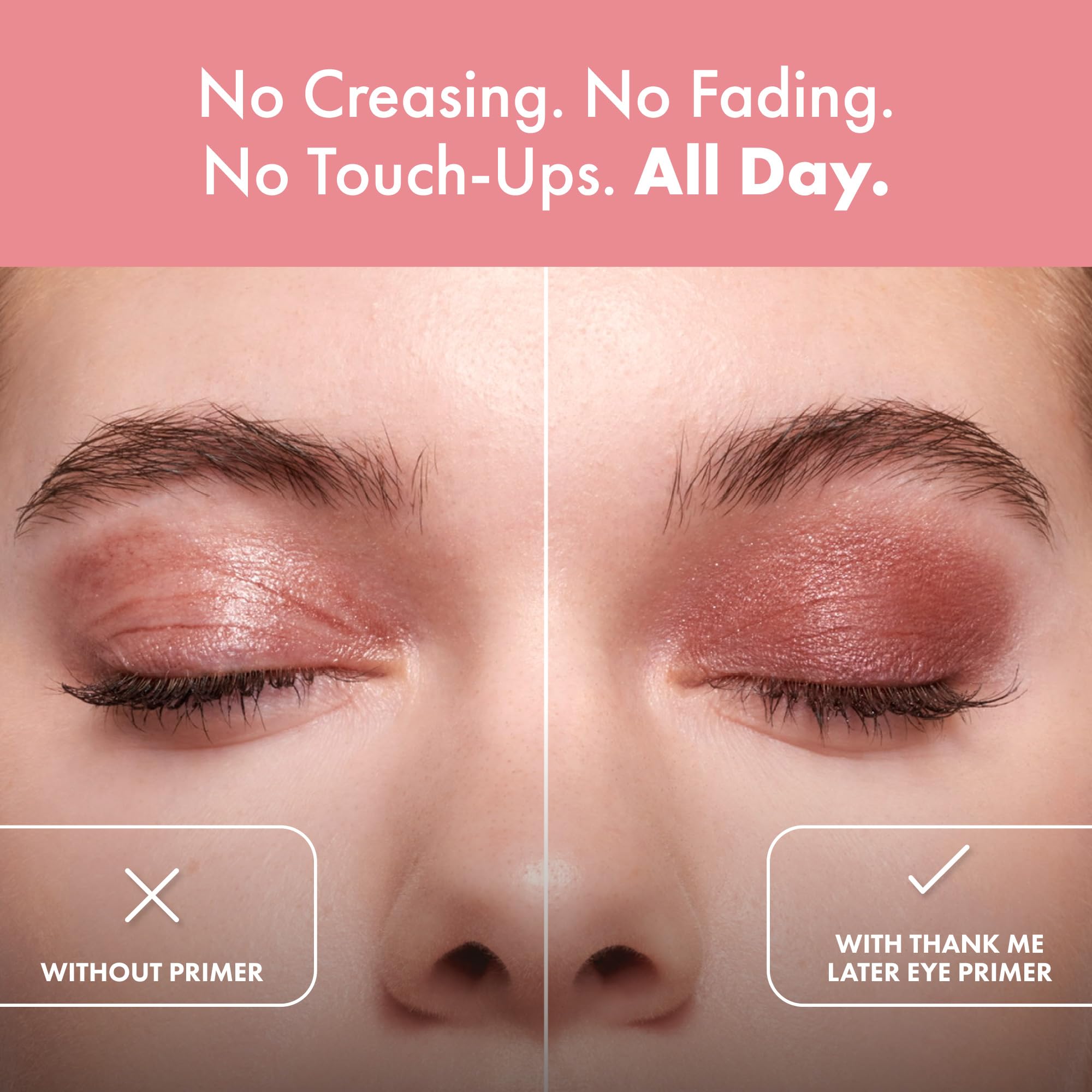 Elizabeth Mott eyeshadow primer tube on clean background