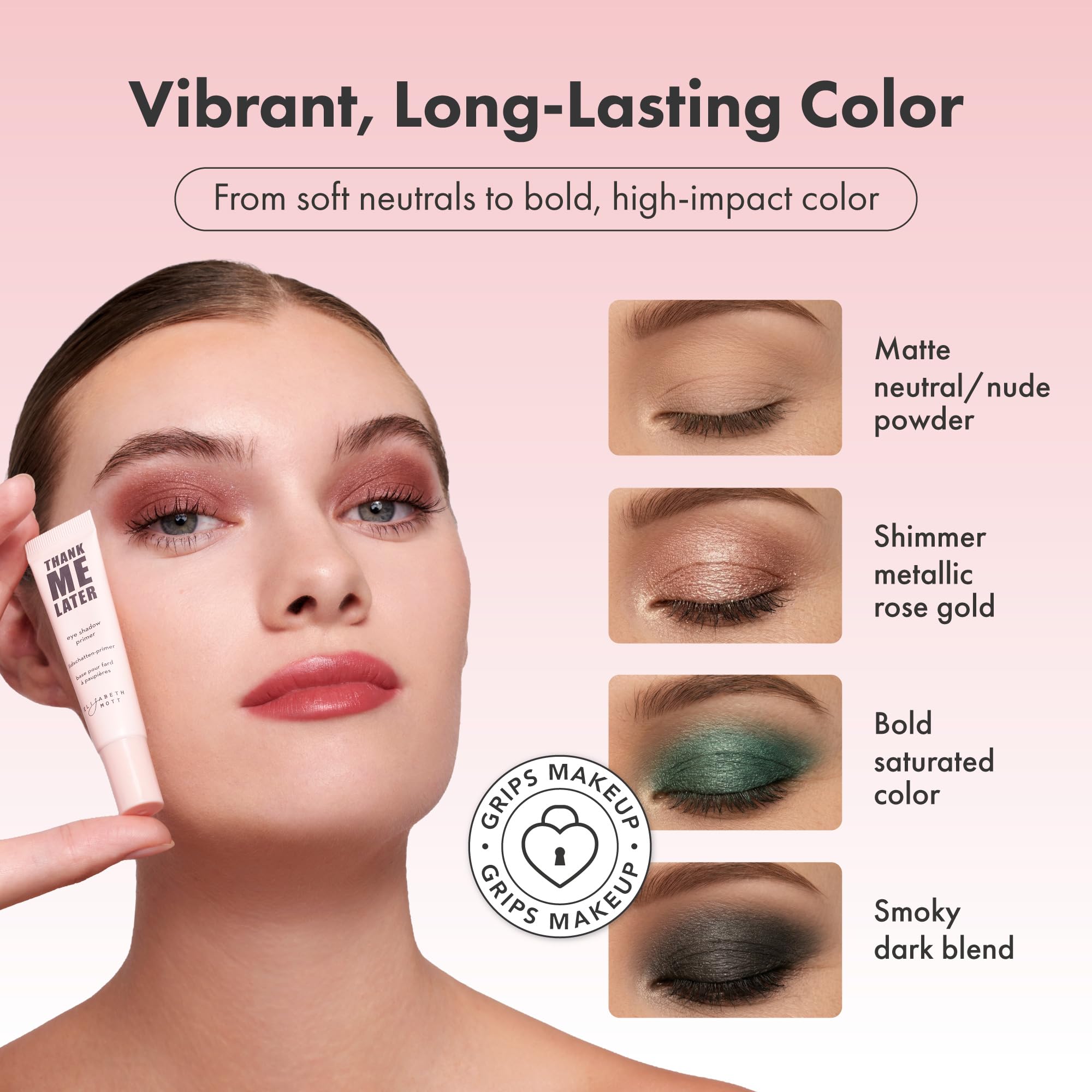 Smudge proof clear finish eye primer being applied