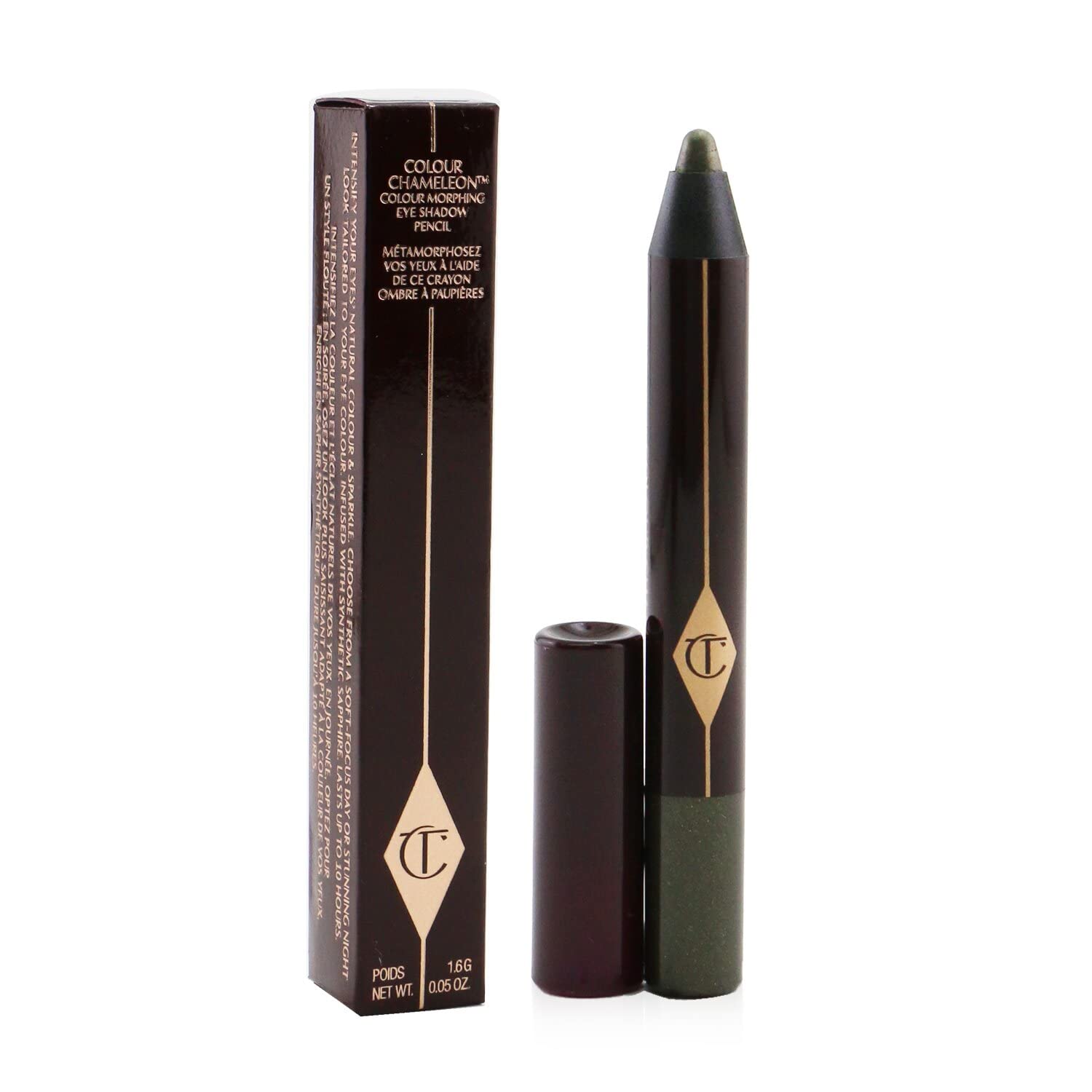 Charlotte Tilbury Colour Chameleon emerald green eyeshadow swatch