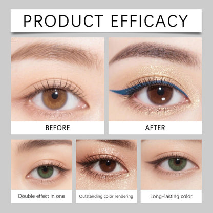 Travel friendly beauty tool for defined and smoky eye makeup