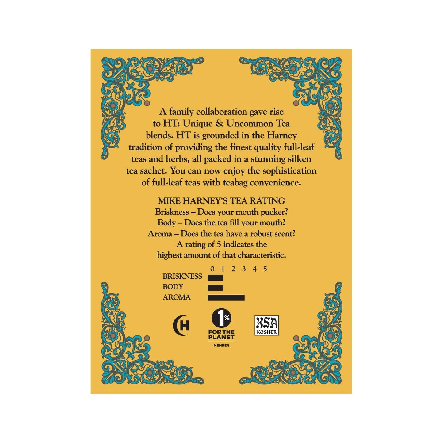Harney and Sons caffeine free floral tisane yellow and blue multi pack