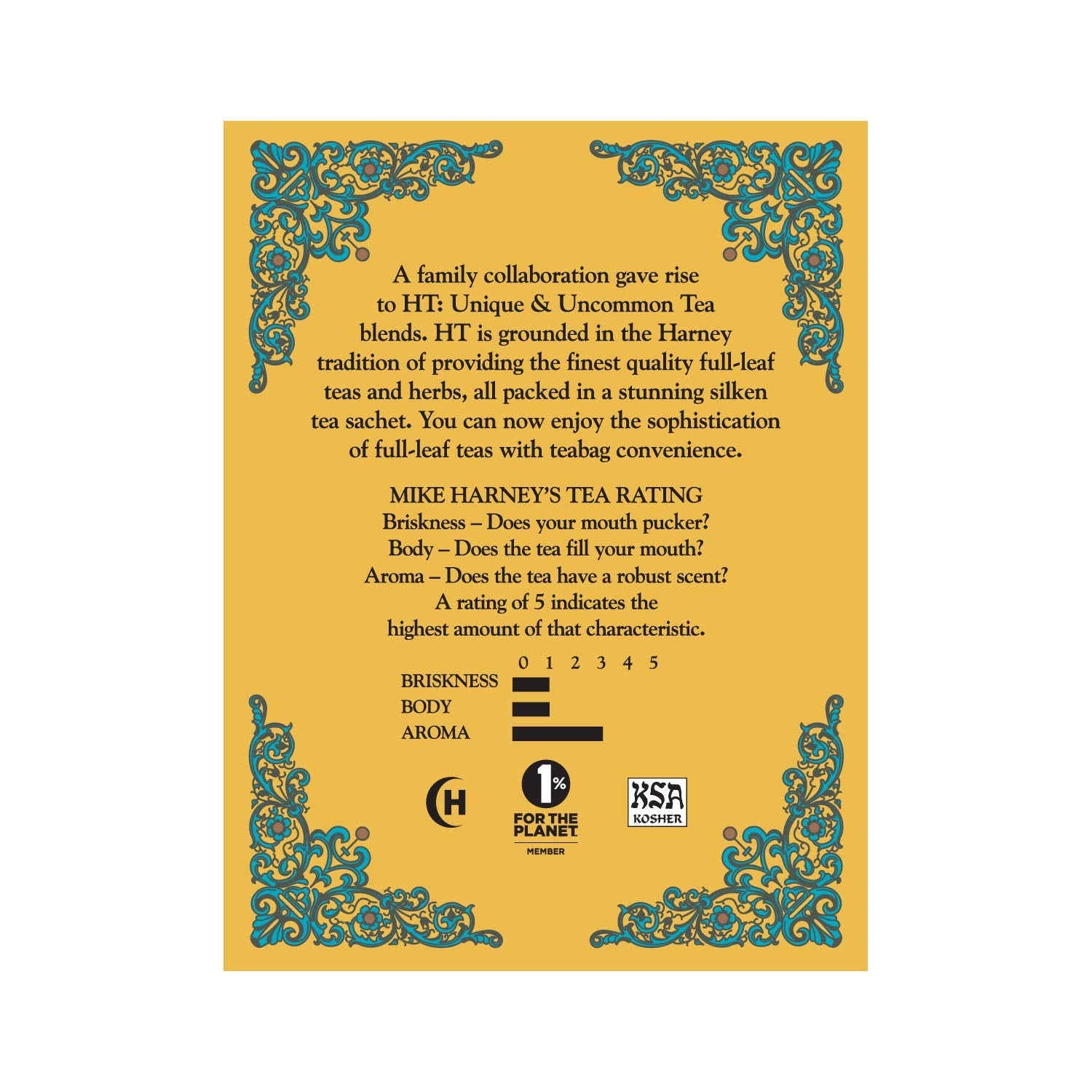 Harney and Sons caffeine free floral tisane yellow and blue multi pack