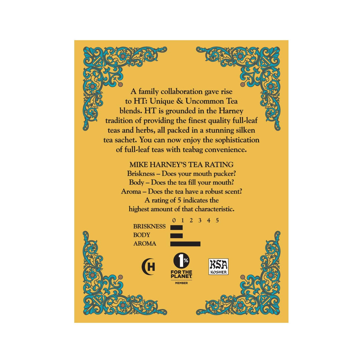 Harney and Sons caffeine free floral tisane yellow and blue multi pack
