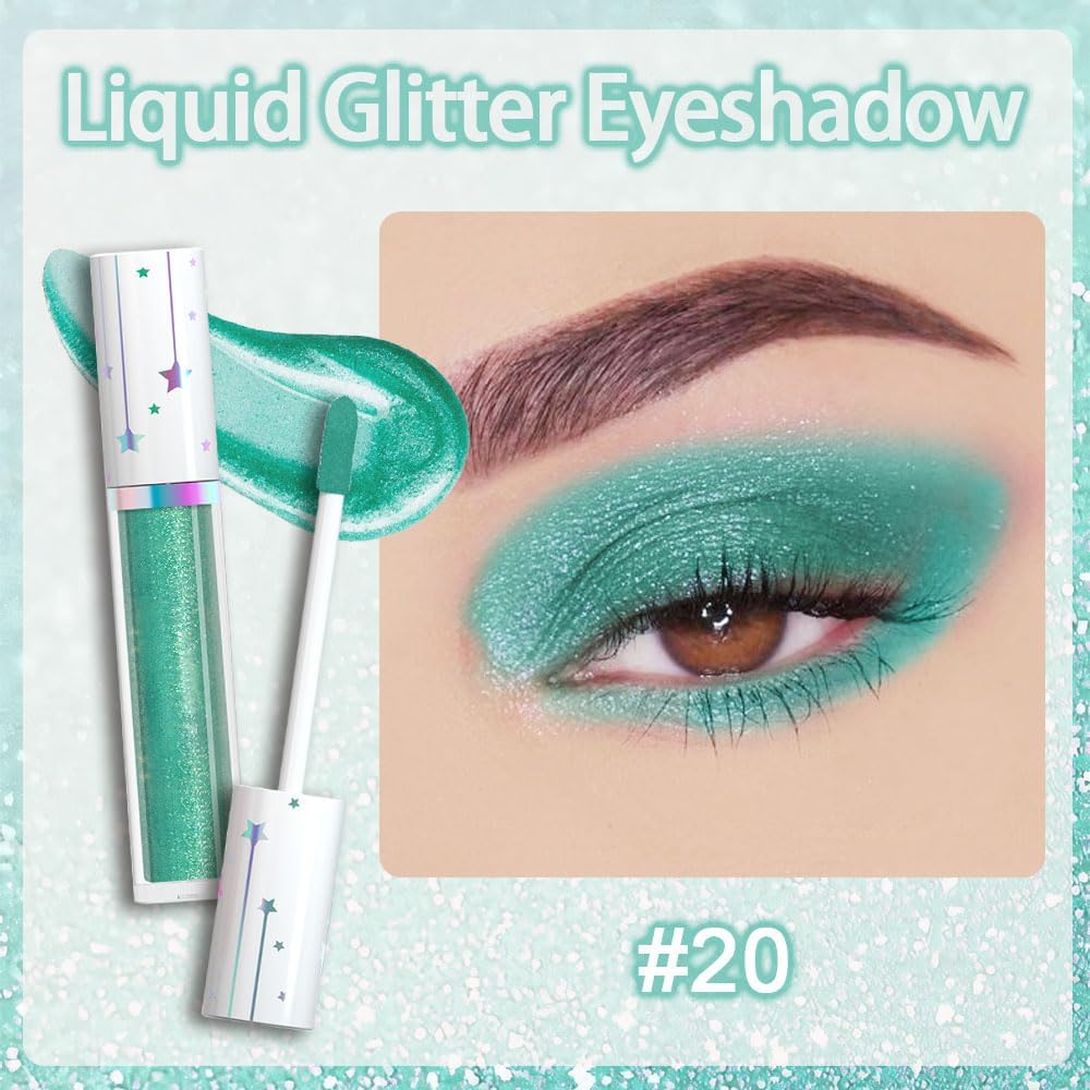 Evpct teal metallic eyeshadow stick applicator tip detail