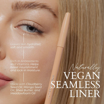 Fitglow Beauty Vegan Eyeliner Pencil showing blending brush tip