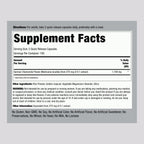 Piping Rock Chamomile Concentrated Extract bottle side view showing supplement facts and ingredient layout.