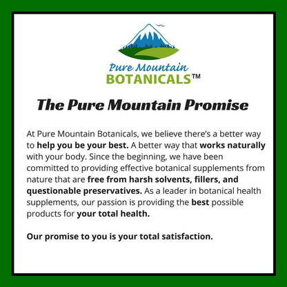 Pure Mountain Botanicals Natural Sleep Aid premium herbal capsule bottle standing upright on a clean retail surface