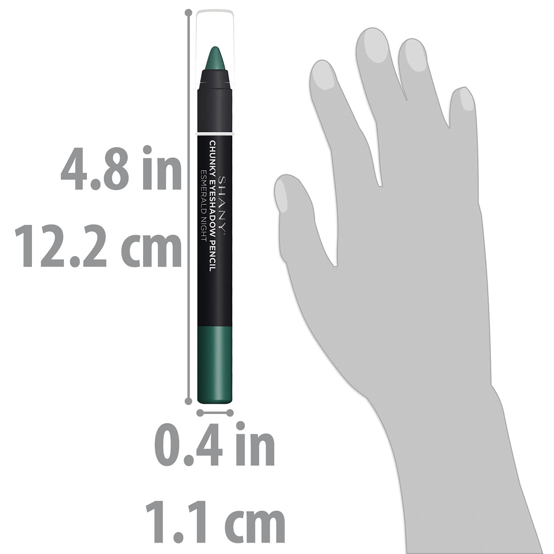Close up of Shany chunky makeup pencil tip