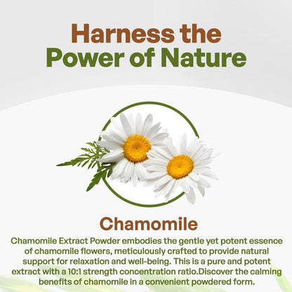 Premium herbal relaxation powder imported from USA for stress relief and sleep quality.