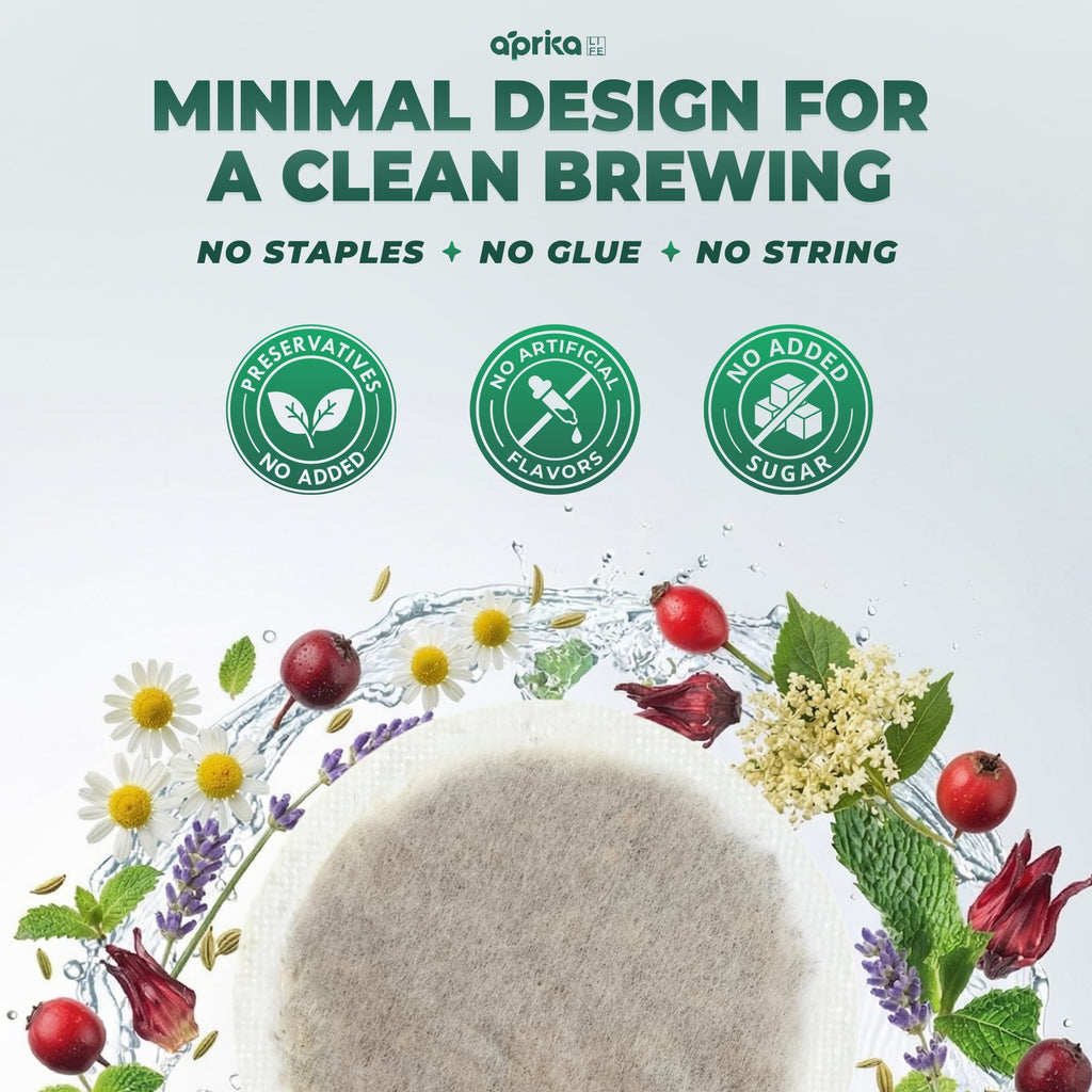AprikaLife imported wellness product seal and dietary certification info