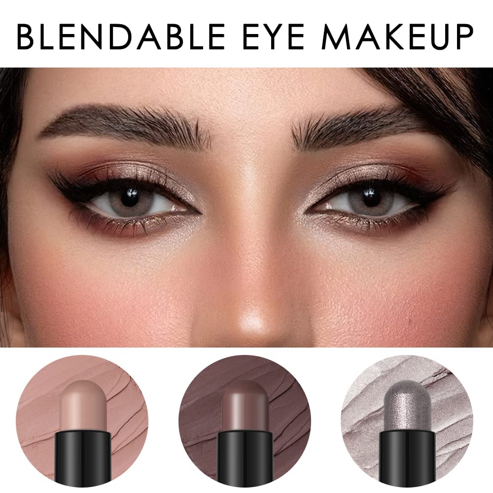 Focallure waterproof shimmer eyeshadow stick texture