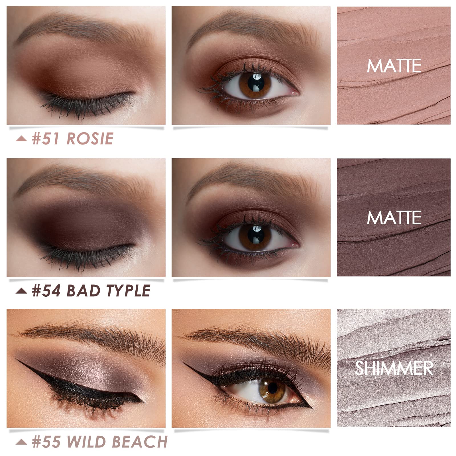 Close up of Focallure long lasting eyeshadow pencil tip