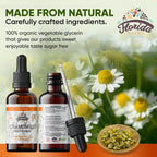 Alcohol free liquid chamomile supplement for natural relaxation