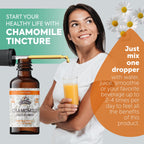 Organic vegetable glycerin based chamomile drops package details