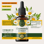 Premium glass bottle packaging showing authentic batch tracking details for herbal wellness drops.