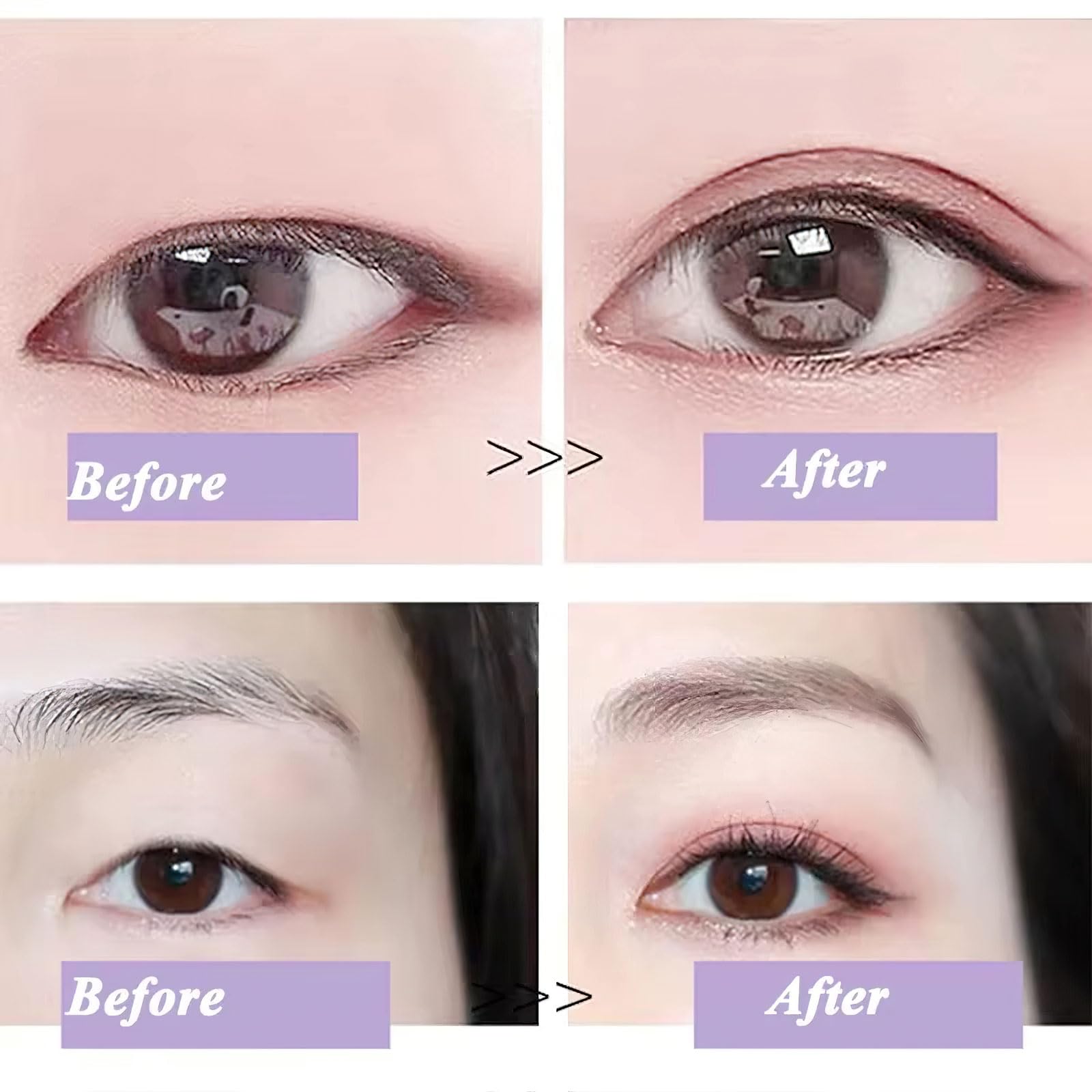 Close up of double eyelid styling cream texture