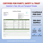 PeakPury Cortisol Health Support five month supply product seal