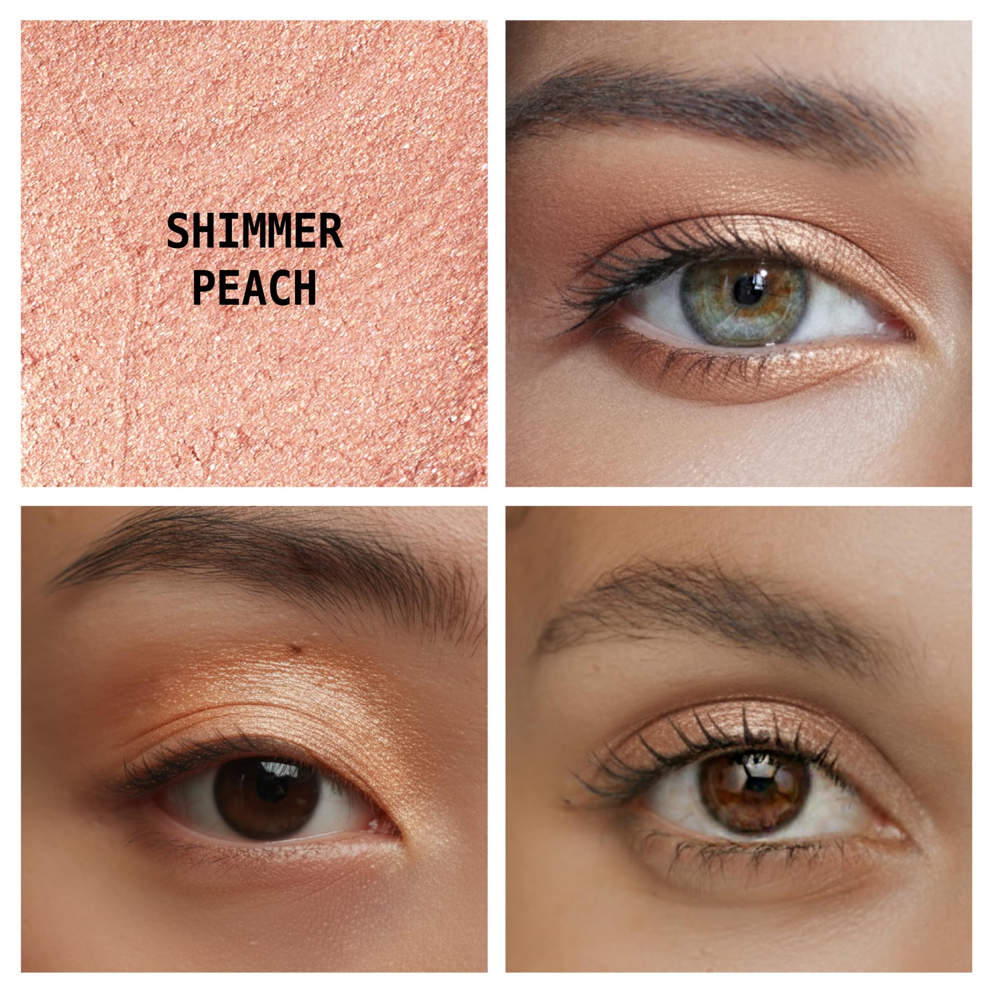 Hand swatch of Ruby Kisses Shimmer Peach jumbo eye pencil