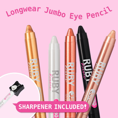 Ruby Kisses pencil tip sharpened for precise application